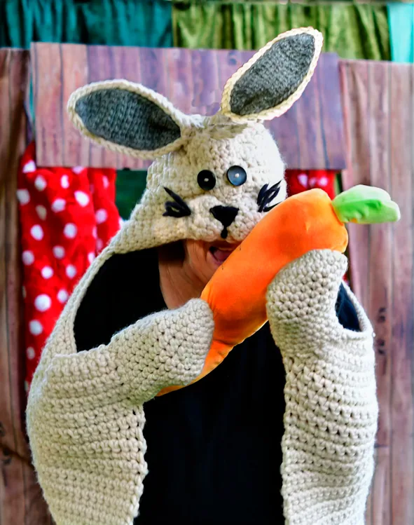 Der Hase mit seiner Möhre