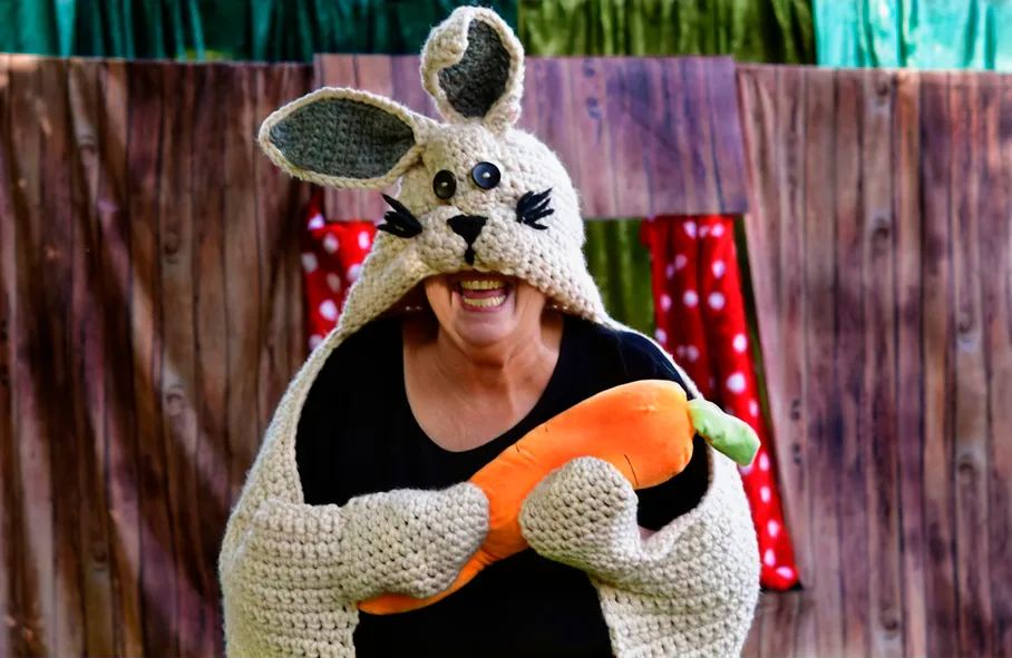 Der Hase mit seiner Möhre